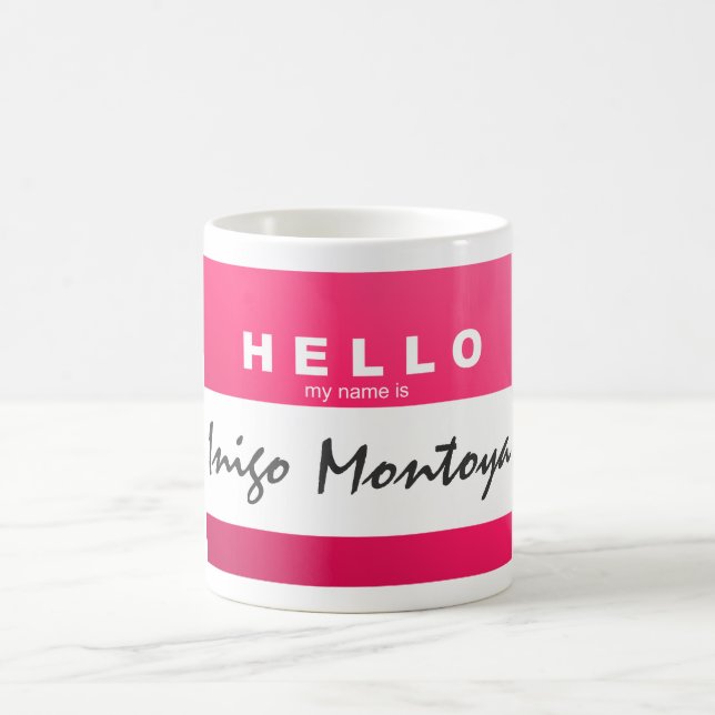 Créez vos propres "bonjour que mon nom est…" Tasse (Centre)