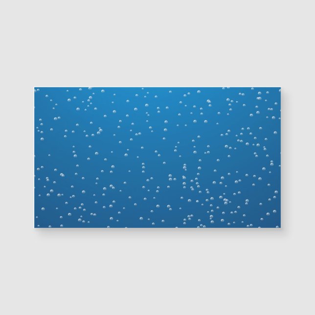 Créez vos propres bulles d'eau bleue (Devant)