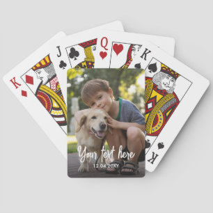 Créez vos propres cartes à jouer avec photo