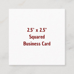 Créez vos propres cartes de visite mates 2,5" x 2,