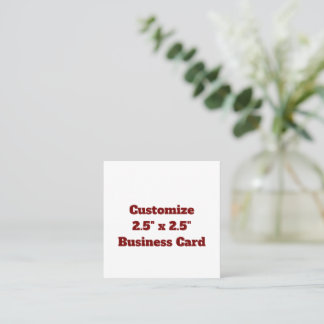 Créez vos propres cartes de visite mates 6,4 cm x