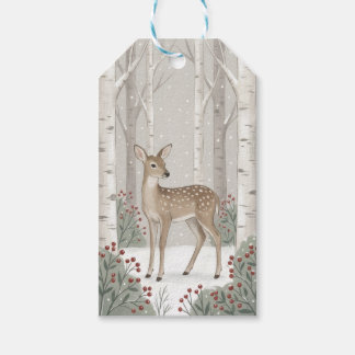 Créez vos propres étiquettes de cadeau de cerf d'h