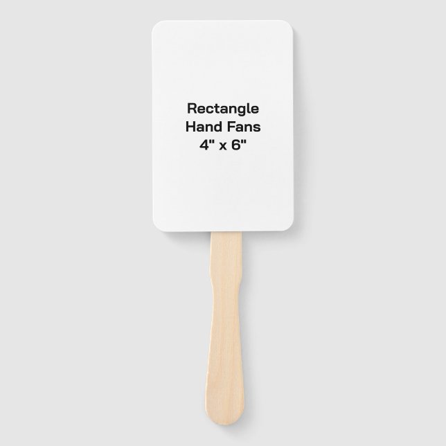 Créez vos propres éventails rectangulaires à main (Devant)