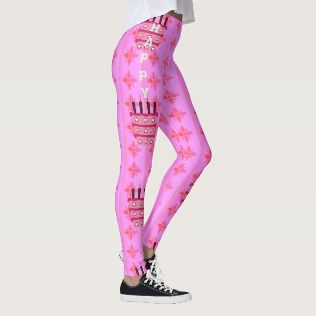 Créez vos propres Leggings Amusants Anniversaires (Droite)