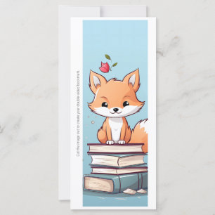 Créez vos propres livres & carte signet Red Fox