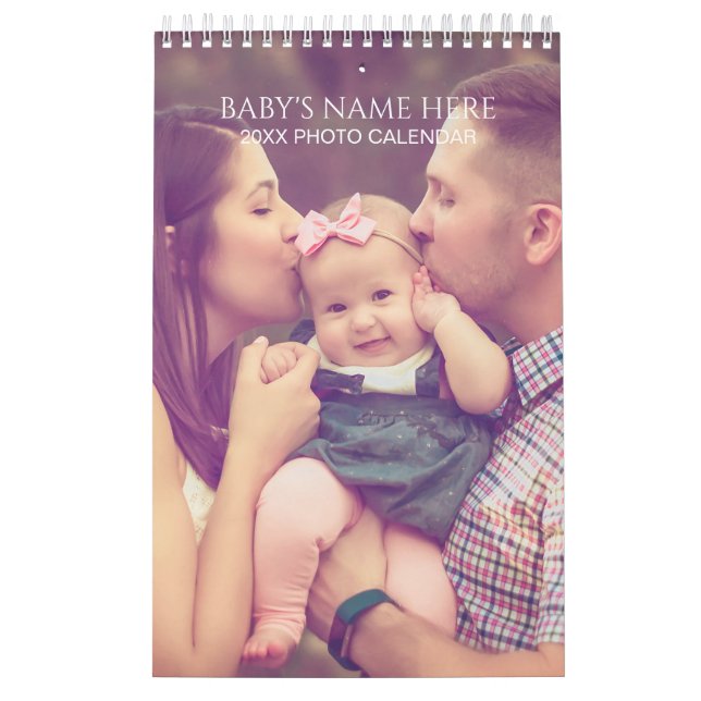 Créez vos propres photos de bébé 2025 Calendrier (Protection)