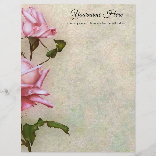 Créez vos propres roses rose (Devant)