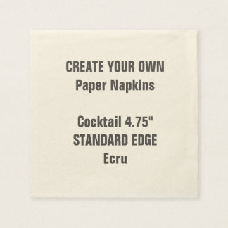 Créez vos propres serviettes en papier de cocktail
