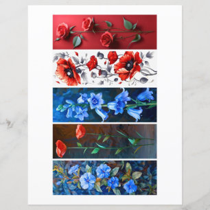 Créez vos propres signets de 5 fleurs glorieuses