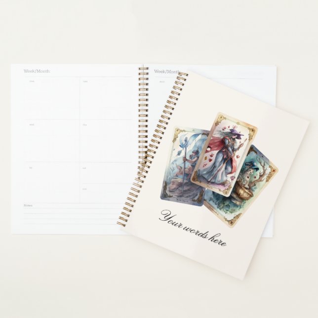 Créez Vos Trois Cartes De Tarot (Devant avec enveloppe)