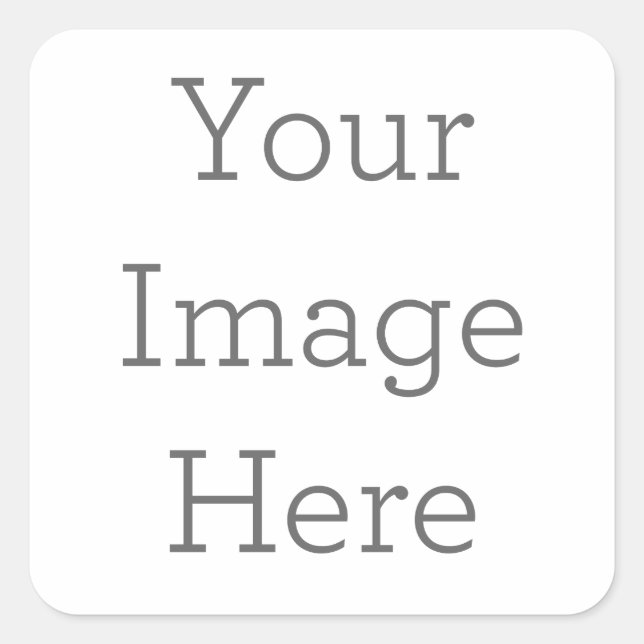 Créez votre  autocollant carré (Devant)