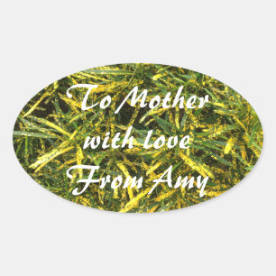 Créez votre  autocollant ovale