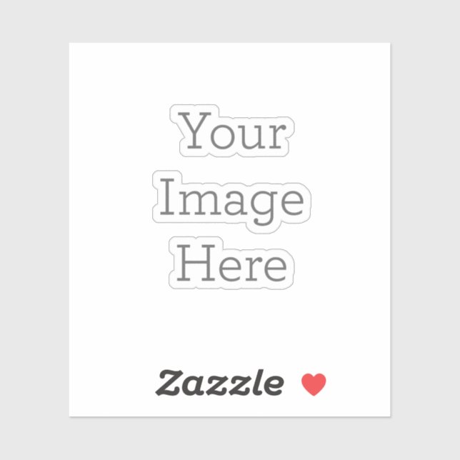 Stickers contours vinyle Extra-petit : 7,6 cm x 7,6 cm (Feuille)