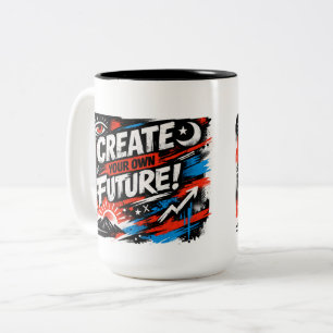 Créez Votre Avenir Mug Motivant Rêvez Grand Mainte