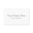 Créez votre carte de visite au format "Européen"