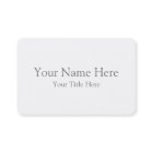 Créez votre carte de visite au format "Européen"