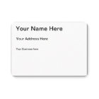 Créez votre carte de visite grand format