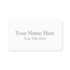 Créez votre carte de visite standard