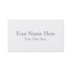 Créez votre  carte de visite standard