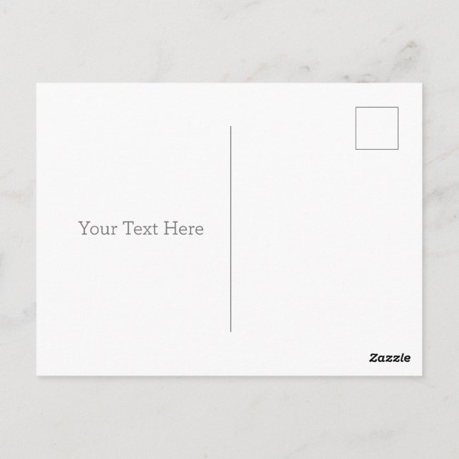 Carte postale, Taille : Carte postale standard, Papier: Mat signature, Enveloppes: Aucun (Dos)