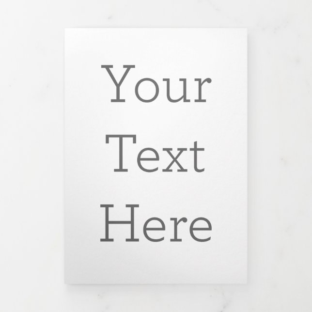 Créez votre carte postale portrait à trois volets (Page de couverture)