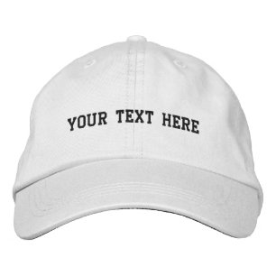 Créez votre casquette brodée