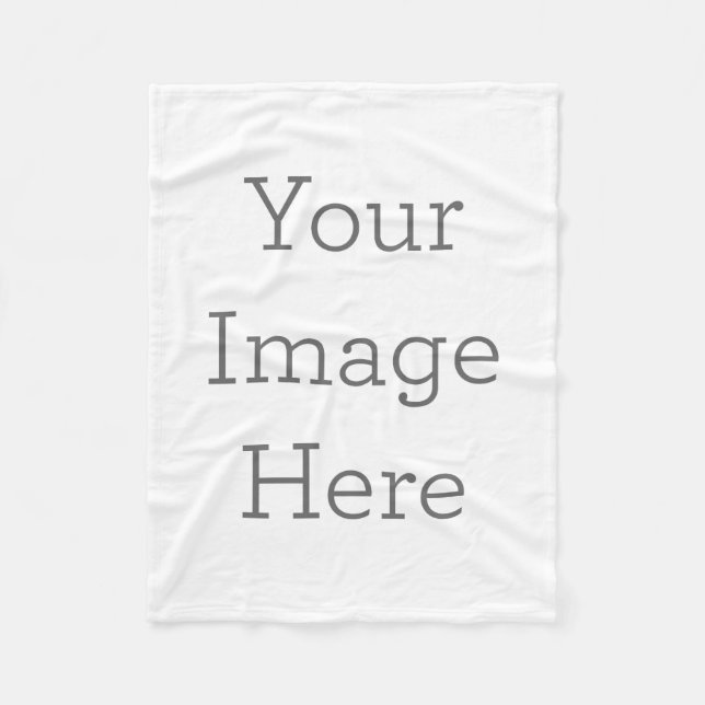 Couverture polaire, Petit format 76 cm x 101,6 cm (Devant)