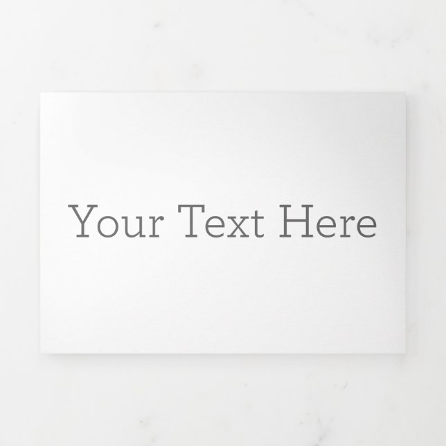 Créez votre  invitation à trois volets (Page de couverture)