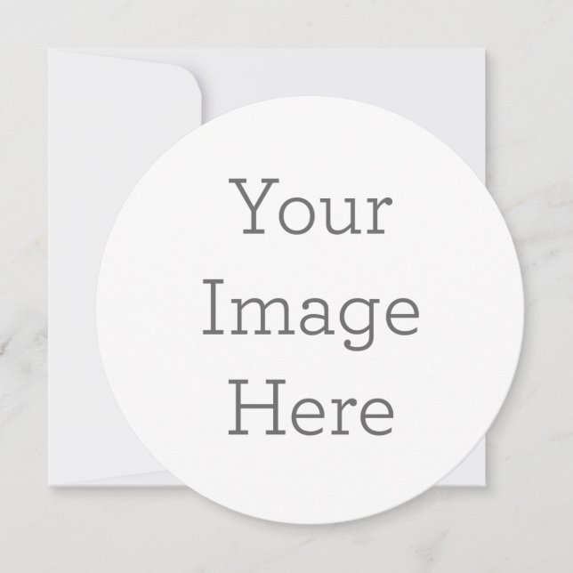 Créez votre  invitation ronde de 13,3 cm (Devant)