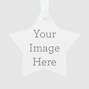 Créez votre ornement en forme d'étoile (acrylique)