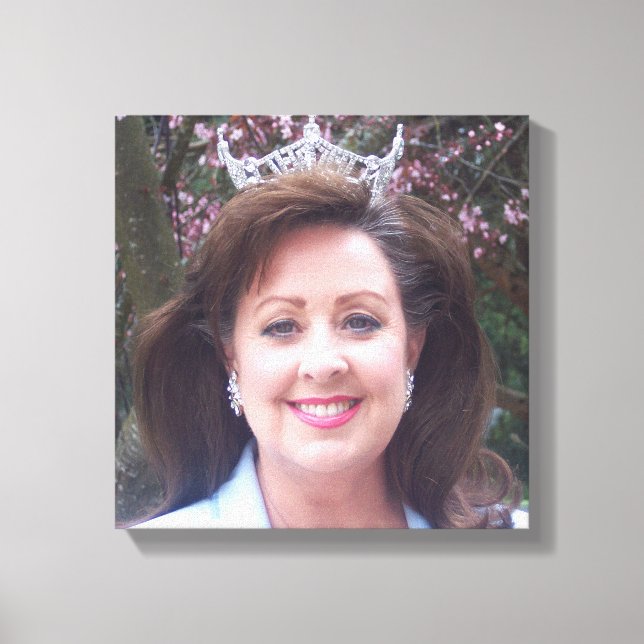 Créez votre portrait 12x12 Impression sur toile (Recto)