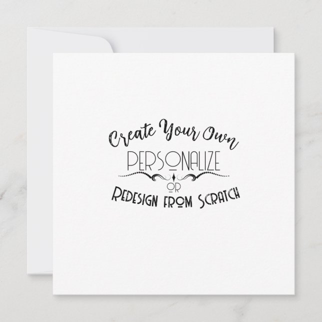 Créez votre propre (Devant)