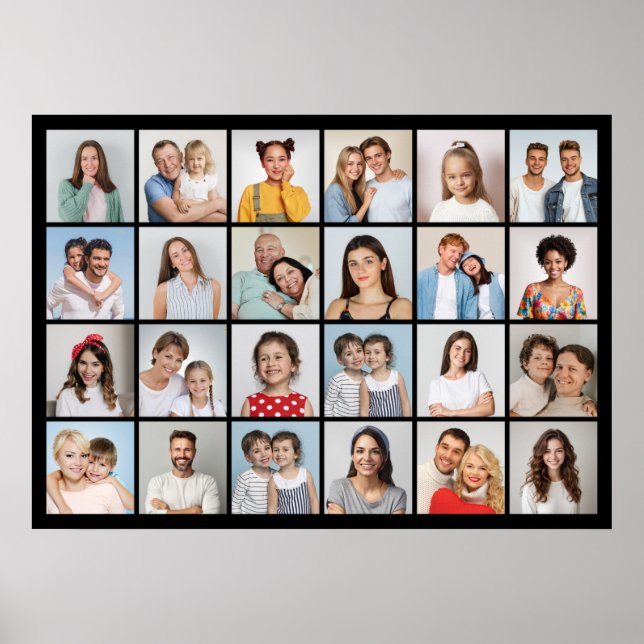 Créez votre propre 24 Photo Collage Poster (Devant)