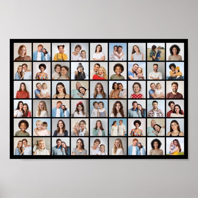 Créez votre propre 54 photo Collage Poster (Devant)