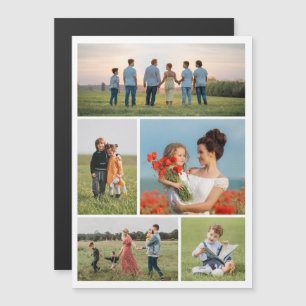 Créez votre propre 5 photo Collage carte magnétiqu