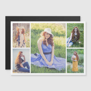 Créez votre propre 5 photo Collage carte magnétiqu