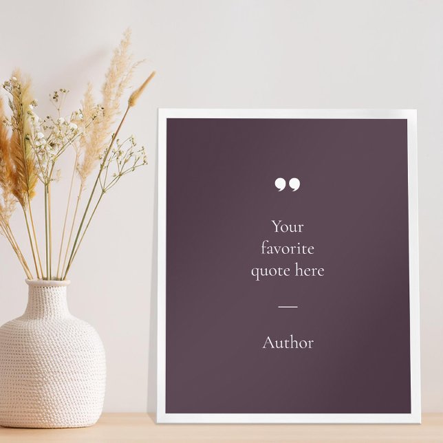 Créez votre propre affiche de citation (Créateur téléchargé)