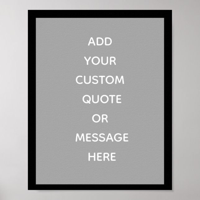 Créez Votre Propre Affiche de Citation (Devant)