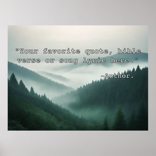 Créez votre propre affiche de citation personnalis (Devant)