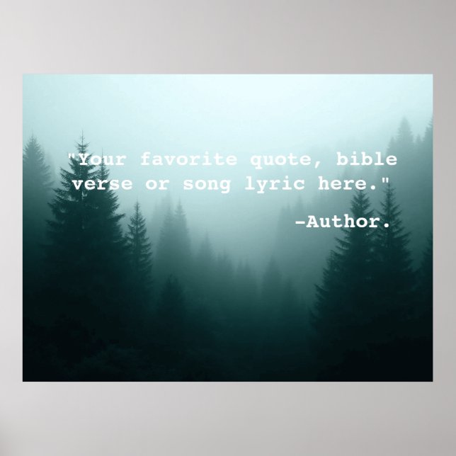 Créez votre propre affiche de citation personnalis (Devant)
