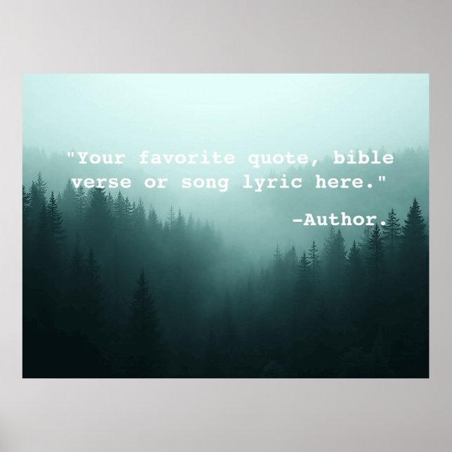 Créez votre propre affiche de citation personnalis (Devant)