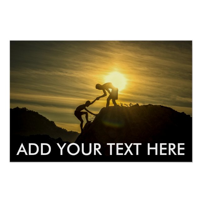 Créez votre propre affiche de devis inspirant (Devant)