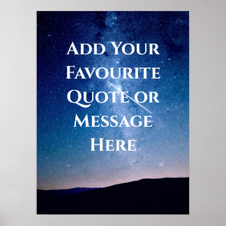 Créez votre propre affiche Inspiration personnalis