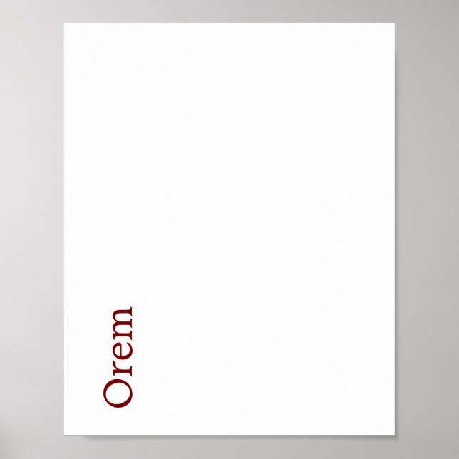 Créez Votre Propre Affiche Mat (Devant)
