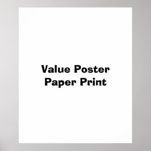 Créez votre propre affiche papier imprimée de vale