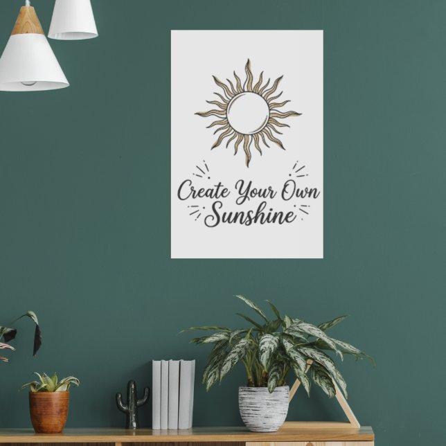 Créez Votre Propre Affiche Soleil Bohème (Salon 1)