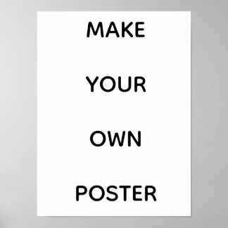 CRÉEZ VOTRE PROPRE AFFICHE SUR MESURE