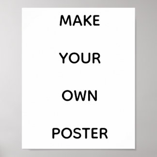 CRÉEZ VOTRE PROPRE AFFICHE SUR MESURE