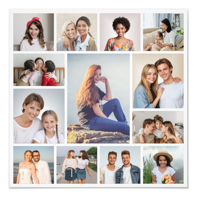 Créez votre propre agrandissement de collage photo (Devant)