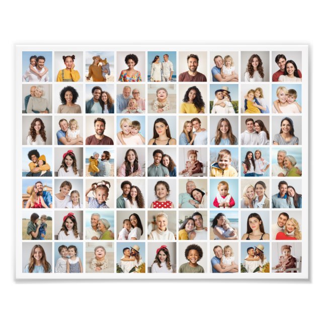 Créez votre propre agrandissement de collage photo (Devant)